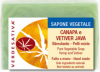 Sapone Vegetale Canapa e Vetiver Java     Verdesativa