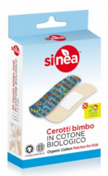 Cerotti Bimbo Medi in Cotone Biologico (20 pezzi)     Sinea