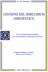 Gestione del simillimum omeopatico  Luc De Schepper   Salus Infirmorum