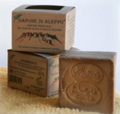 Sapone di Aleppo vegetale all'Olio di Oliva e Olio di Alloro al 32%     Carone snc