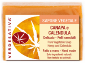 Sapone Vegetale Canapa e Calendula     Verdesativa