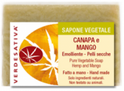 Sapone Vegetale Canapa e Mango     Verdesativa