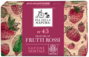 Sapone Vegetale n. 45 - Frutti Rossi     Via della Natura